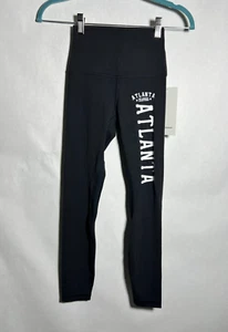 NWT Lululemon Align HR Pant 25'' Atlanta Influences Everything size 2 Black - Picture 1 of 6