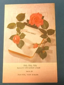 1965 Pleasant View Baptist Church Pamphlet Morganton N.C "Our Graduates" - Imagen 1 de 7