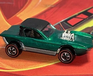Auto d'epoca Hot Wheels linea rossa 1968 verde pitone - Foto 1 di 12