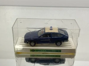 MERCURY 58 ALFETTA GT CARABINIERI -BLUE 1:43- POOR IN SHOWCASE - 527 - Imagen 1 de 8