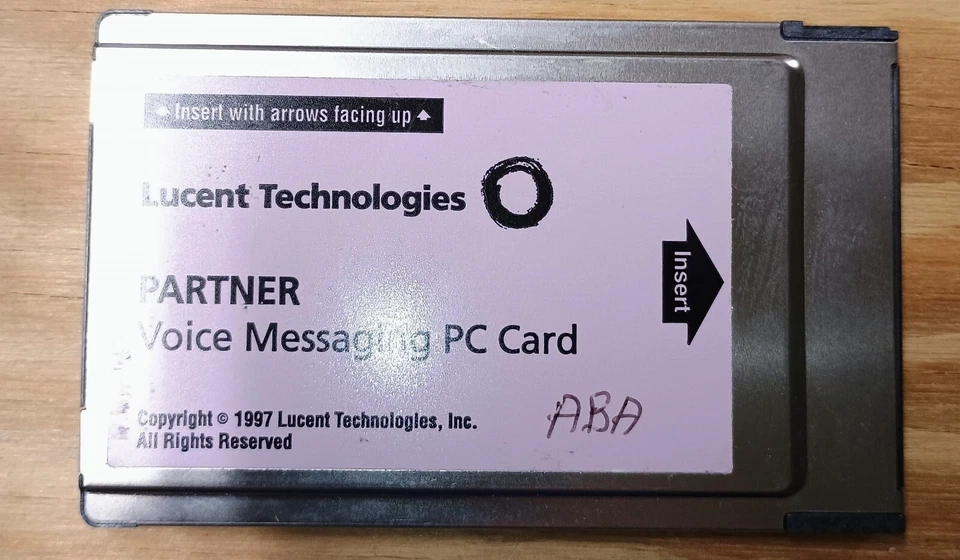 Partner Voice Messaging PC Card - Image 1 of 1