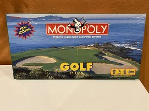 MONOPOLY GOLF EDITION NEW NOT SEALED FREE SHIPPING USAOPOLY 1998 OPEN BOX RARE - Picture 1 of 12