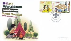 Indonesia - Emissione Indonesia 2019-07-22 (FDC) Jamboree - Scoutismo - Foto 1 di 1