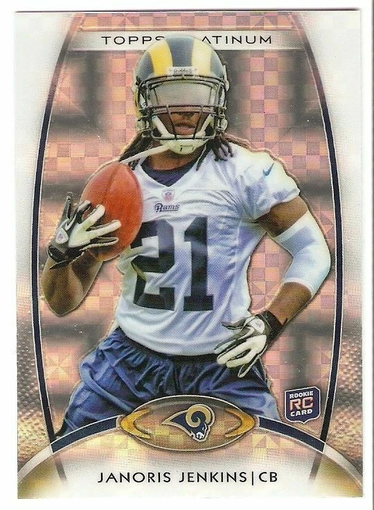JANORIS JENKINS XFRACTOR ROOKIE 2012 TOPPS PLATINUM 136 ST. LOUIS RAMS FL GATORS - Image 1 of 1