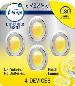 Febreze Small Spaces, Plug in Air Freshener Alternative for Home, Heavy Duty Lem - Picture 1 of 7