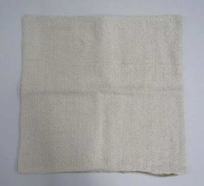 Funda de almohada Pottery Barn Faye de lino texturizada 20" cuadrada marfil #A137 Foto 1 de 2