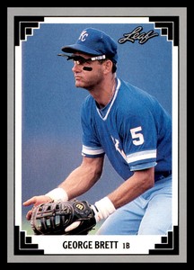 1991 Leaf #335 George Brett Kansas City Royals