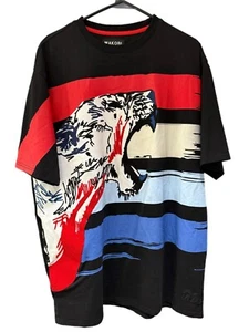 Makobi Mens 2X Paint Stroke Tiger S/S Shirt - Picture 1 of 8