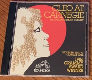 CLEO LAINE "CLEO AT CARNEGIE-10TH ANNIVERSARY CONCERT" RARE ORIGINAL 1992 USA CD - Picture 1 of 1