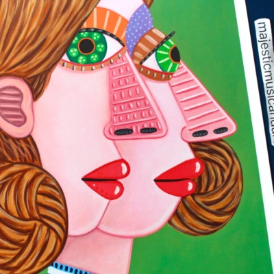 POSTER ORIGINAL DA EXPOSIÇÃO 2022 DE BRIAN CALVIN - Imagem 1 de 4