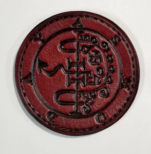 Asmoday ( red color ) patch genuine leather - Imagen 1 de 1
