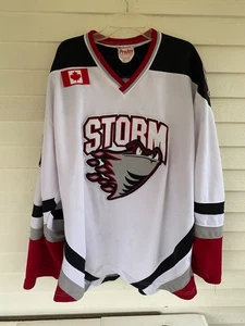 Vintage Minor Pro Hockey Trikot Guelph Storm Größe Large Größe 16 - Bild 1 von 9