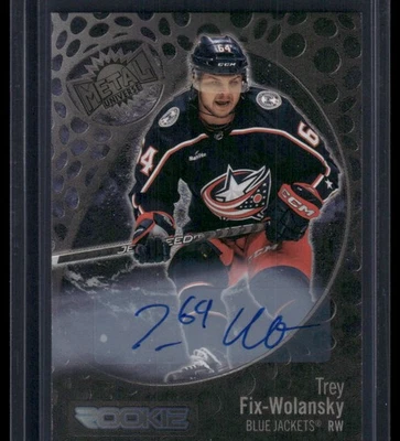 2022-23 SkyBox Metal Universe #177 Trey Fix-Wolansky Auto Silver FX #/349 - Image 1 of 2