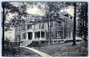 PHI DELTA THETA FRATERNIDAD CASA ANN ARBOR UNIVERSIDAD POSTAL MICHIGAN PRE-1907 - Imagen 1 de 2