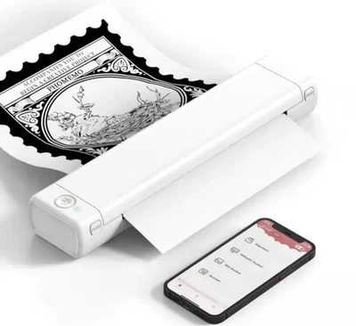 Phomemo M08F - A4 Thermal Printer - ink-less Printer for Home or Office White - Image 1 of 4