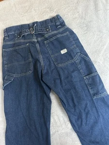 Vintage Gap Jeans Carpenter Mens 30x30 Blue Denim Pants Y2K 1980’s Adjustable - Picture 1 of 19