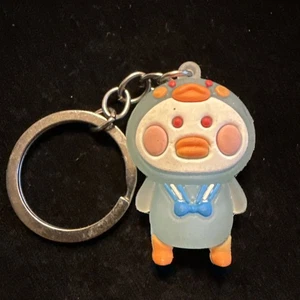 Niedliche Ente Vogel Gummi Schlüsselanhänger (Posten # 542) - Bild 1 von 4