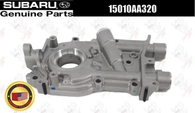Subaru OEM BOMBA DE ACEITE MONTAJE-MOTOR 15010AA320 genuino Foto 1 de 4