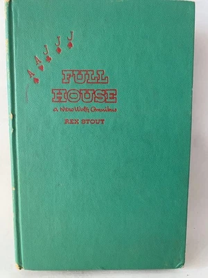 Full House Rex Stout 1955 Viking Press Nero Wolfe Omnibus Foto 1 de 4