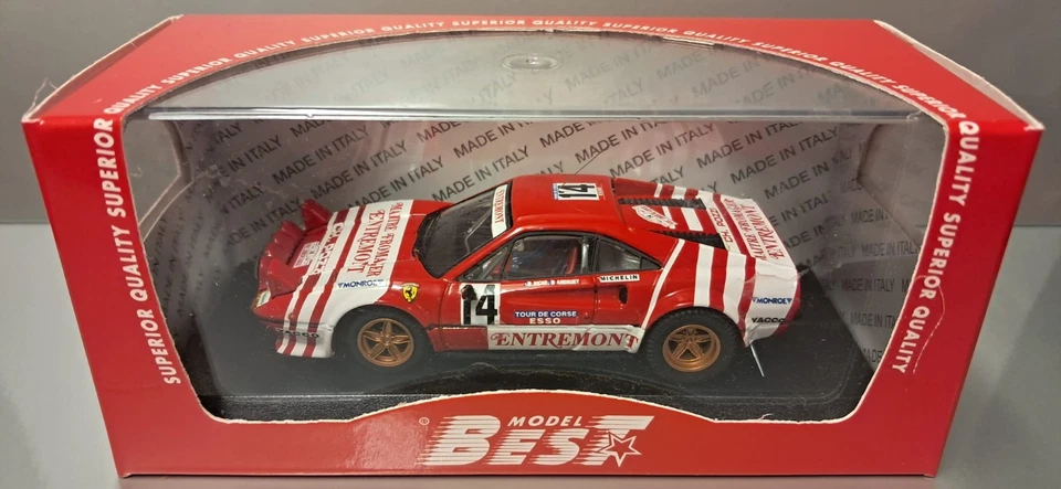Best model Ferrari 308 GTB GR.4 #14 Andreut Tour de Corse 1981 1/43 9446 - Immagine 1 di 3