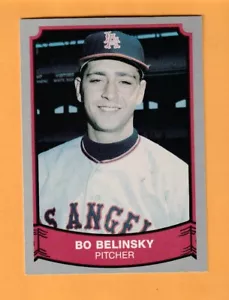 Bo Belinsky Los Angeles Angels 1989 Pacific Legends II #130 Trenton Nueva Jersey 4W - Imagen 1 de 2