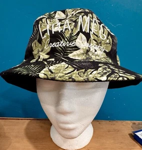 MEN’S LIRA MFG TROPICAL LEAF PRINT REVERSIBLE BUCKET HAT ONE SIZE - Picture 1 of 6