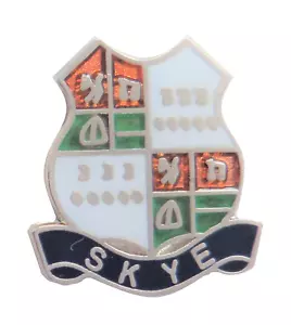 Isle of Skye Crest Small Pin Badge - Foto 1 di 3