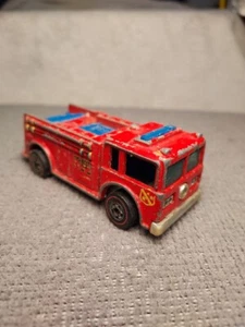 1977 Mattel Hot Wheels Redline Fire Eater Red Truck HG - Picture 1 of 9