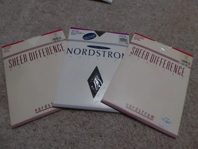 3 Pr .Nordstrom Sheer Pantyhose Size A,, Puddy, 2-Ivory - Image 1 of 3