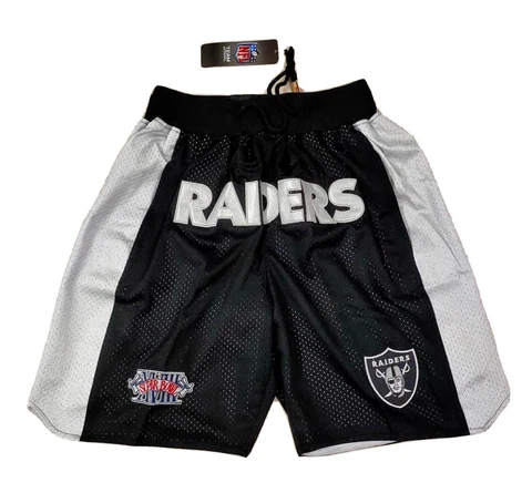 Hardwood Classics NFL Las Vegas/Oakland Raiders Football Shorts SIZE X-Large Cover