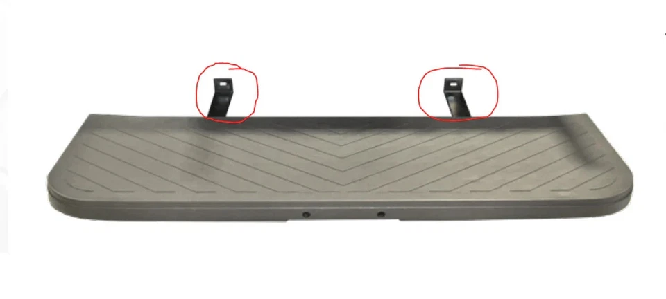 Club Car Precedent Mounting Brackets for GTW MACH3 Footrest only replacement