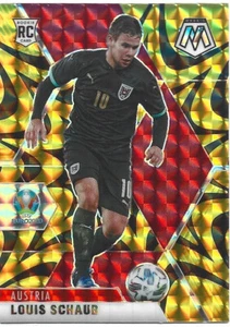 2021 Panini Mosaic UEFA 2020 Rookie Gold Reactive Louis Schaub #7 - Picture 1 of 1