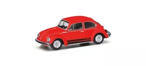 Herpa 421119 - 1/87 Volkswagen (VW) Käfer 1303 "CITY", Ibizarot - Nuovo - Foto 1 di 1