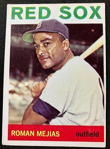 1964 Topps #186 Roman Mejias Boston Red Sox Baseball Card