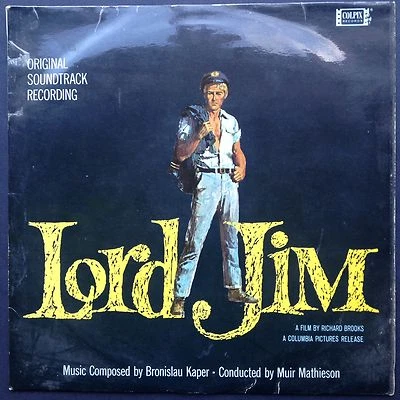 Bronislau Kaper LORD JIM Soundtrack LP Muir Mathieson Peter O'Toole Paul Lukas W - Image 1 of 4
