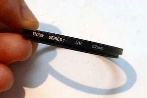 Vivitar UV Series 1 52mm Lens Filter wide angle slim low profile - Picture 1 of 8