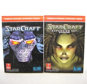 Lot of 2 Star Craft & Expansion Set-Brood War Prima's Official Strategy Guide - Bild 1 von 1