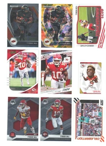 Tyreek Hill Lot (24) Football Cards Mosaic, Contenders, Prizm, Chiefs Dolphins - Picture 1 of 3