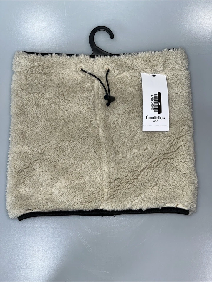 Goodfellow Hombres OSFM Off White Imitación Piel y Vellón Forrado Cuello Calentador Bufanda de Invierno Foto 1 de 4