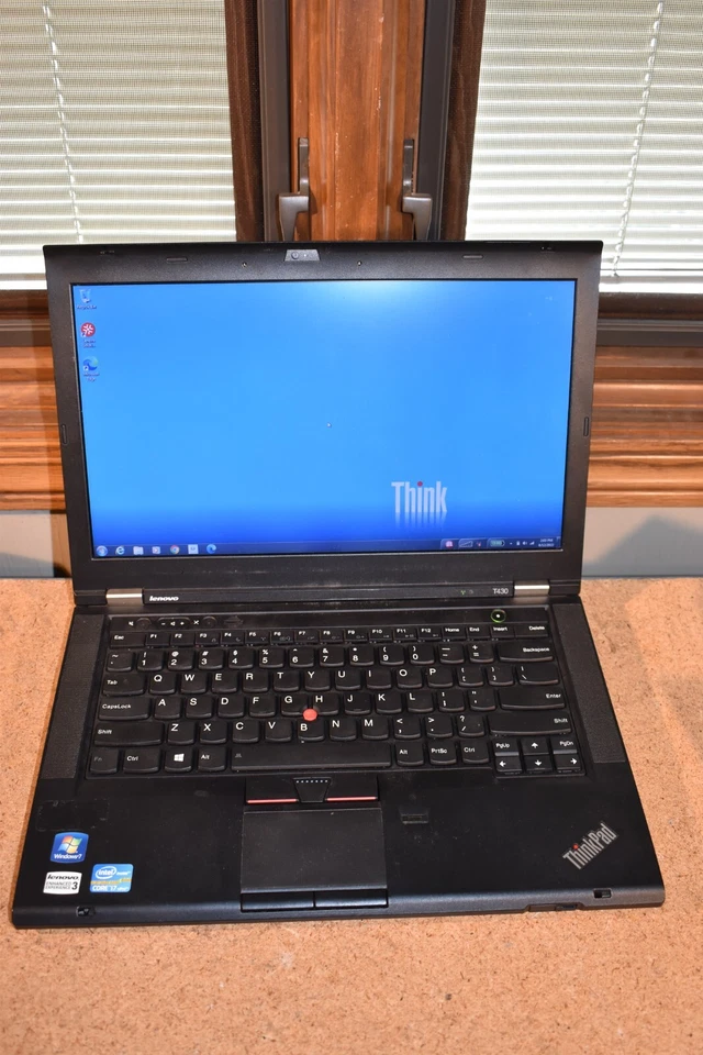 Lenovo ThinkPad T430 Core i7-3520M 2.9GHz 16GB RAM 256GB SSD Windows 7 Webcam - Image 1 of 4