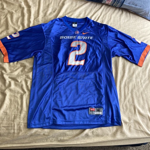 Nike Boise State Broncos Men’s Medium (FITS LARGE) Blue Football Jersey #2 Cover