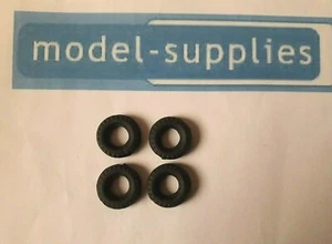 Dinky Small Mini Tyres - Reproduction Black Tyres - 13mm O/D (set of 4) - Picture 1 of 2
