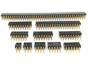 5x Buchsenleiste, abgewinkelt | 2,3,4,5,6,7,8,9,10,20,40 Pin | RM 2,54 mm - Bild 1 von 13