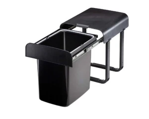 Raccoglitore rifiuti da incasso Aladin bidone della spazzatura 1x nero 16 L da 40 cm armadio inferiore - Foto 1 di 9