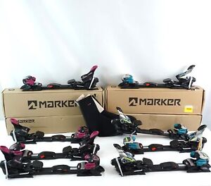 Marker Wideride 11 & 12 TCX Ski Bindings & Velocio Winter Shoe Cover Lot of 5