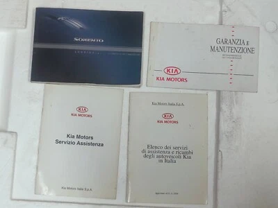 Libretto Uso e Manutenzione KIA SORENTO  + Garanzia / Assistenza  anno 2004 - Immagine 1 di 4
