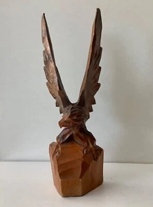 Aquila sovietica in legno vintage - decorazione classica per interni e atmosfere - Foto 1 di 11