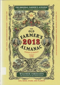 THE OLD FARMER'S ALMANAC 2018 (2017) EX-LIBRARY HARDCOVER WITH COLOR PHOTOS  - Picture 1 of 1