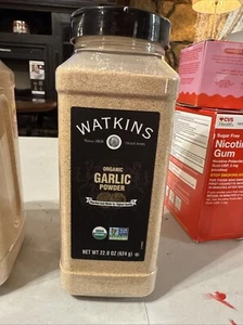 Watkins Gourmet Spice, Organic Garlic Powder, 22.0 Oz. Bottle Exp 8/27 - Picture 1 of 4