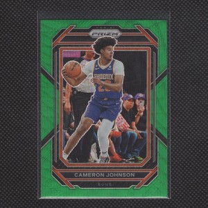 2022-23 Panini Prizm Prizms Green #126 Cameron Johnson - Suns